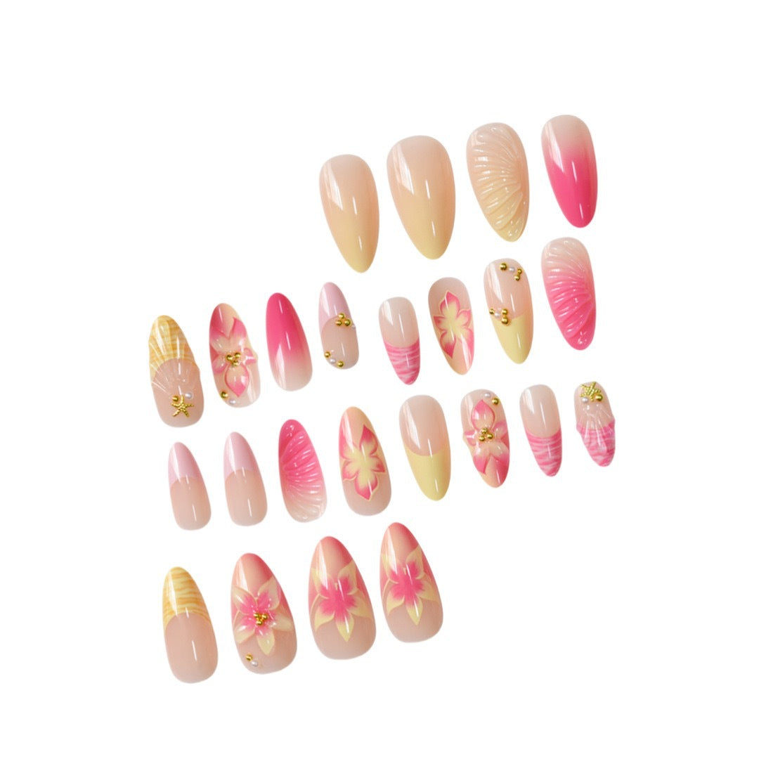 Artistic Nautical Theme Nail Art Enhancements Stornfield