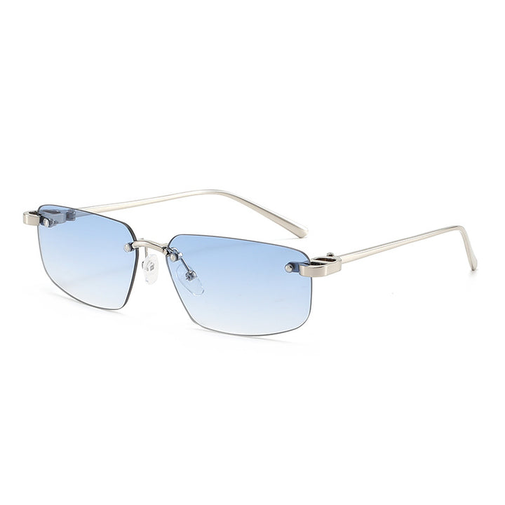Ladies fashionable rectangular sunglasses with minimalist frame Stornfield