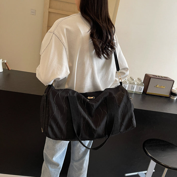 Elegant Embroidered Sports Duffel Bag Stornfield
