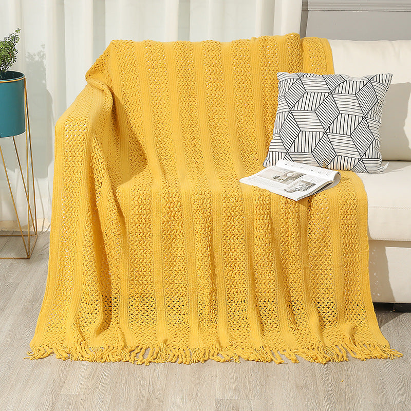Ladies Large Knitted Blanket Stornfield