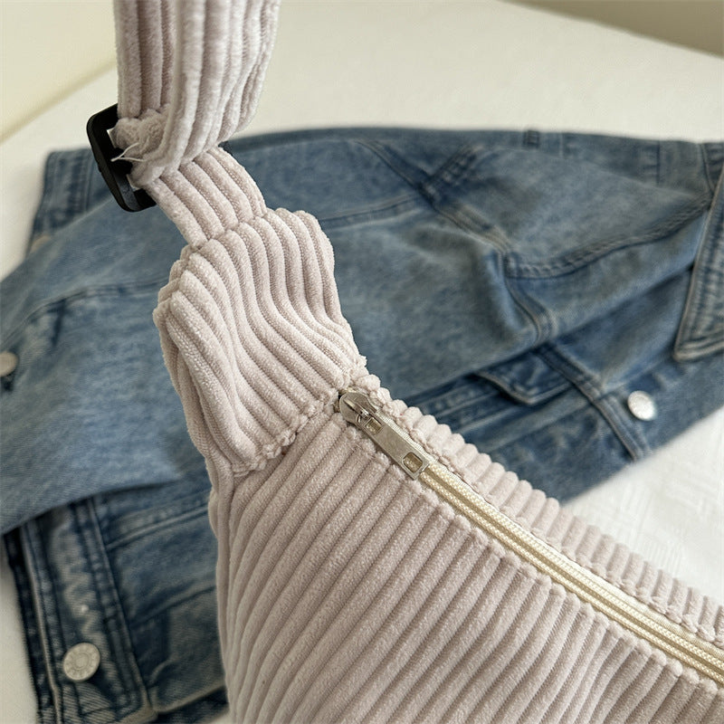 Corduroy Hobo Bag
