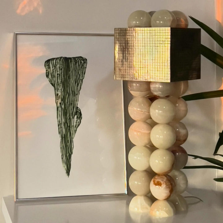 Elegant Sculptural Table Lamp
