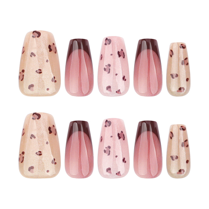 Artistic nail extensions with elegant glitter design Stornfield