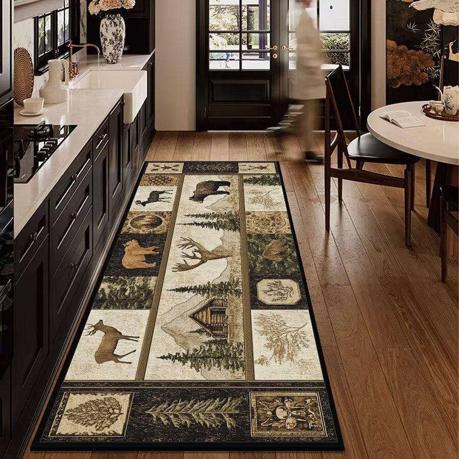 Rustic Outdoor Adventure Area Mat Stornfield