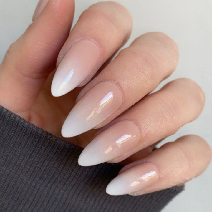 Natural Glossy Press-On Nail Tips Stornfield