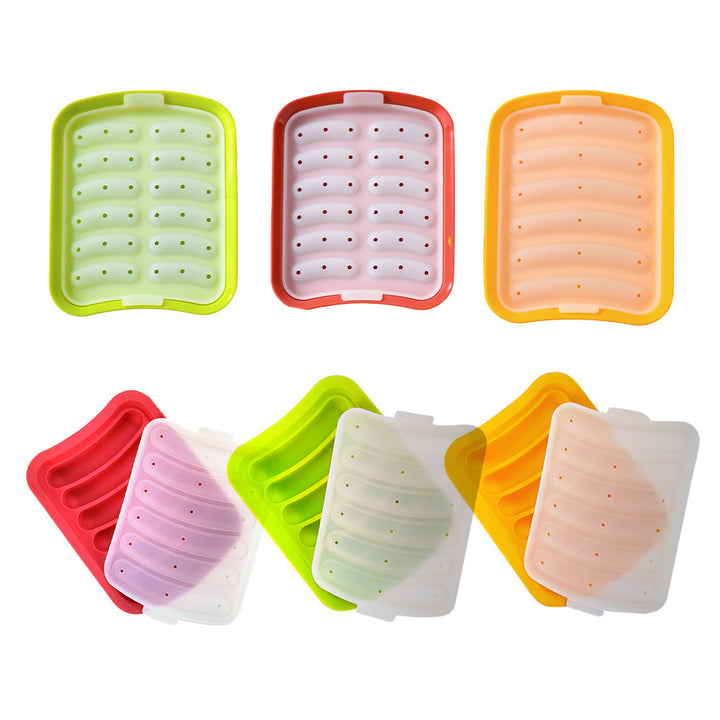 Silicone ice cube mold with integrated cooling design Stornfield