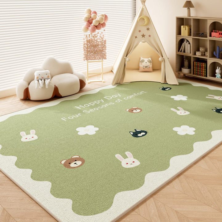 Playful Bear Design Floor Mat Stornfield