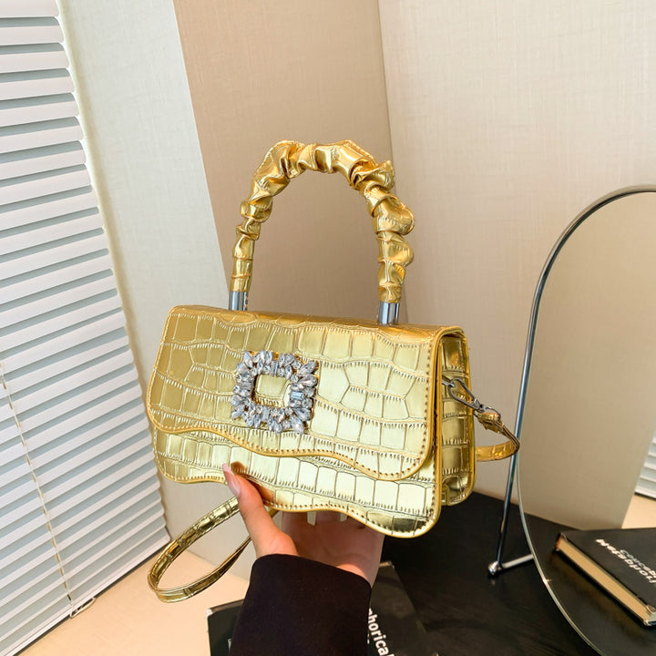 Glamorous Crocodile Texture Evening Handbag Stornfield