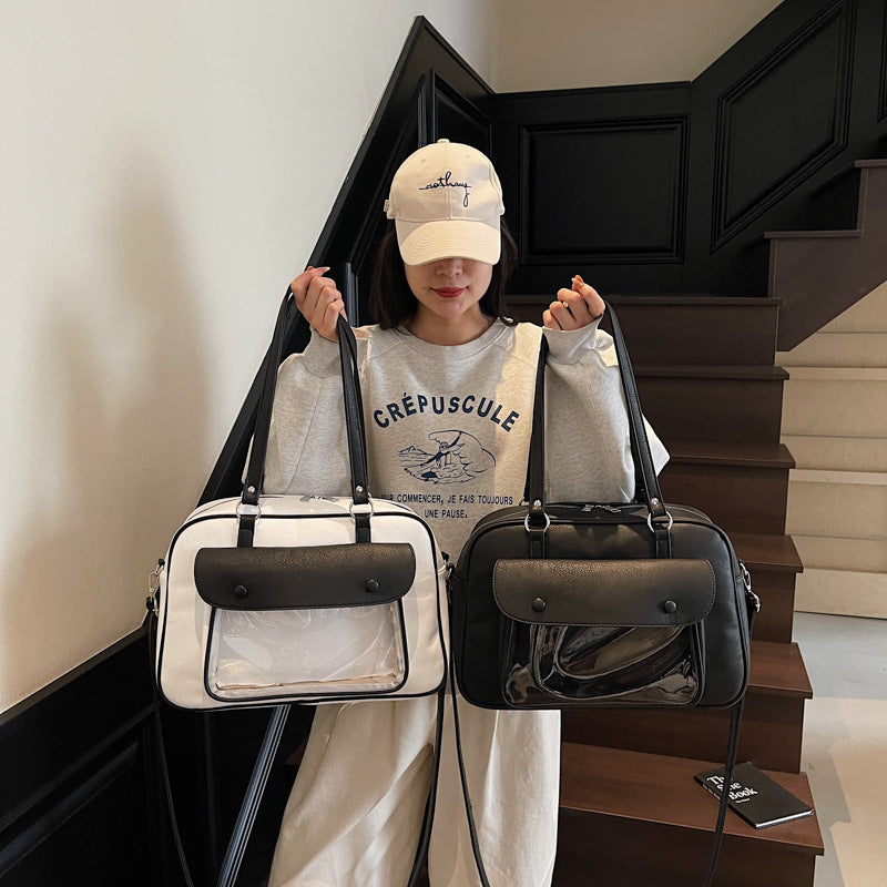 Elegant shoulder bag with multifunctional compartments Stornfield