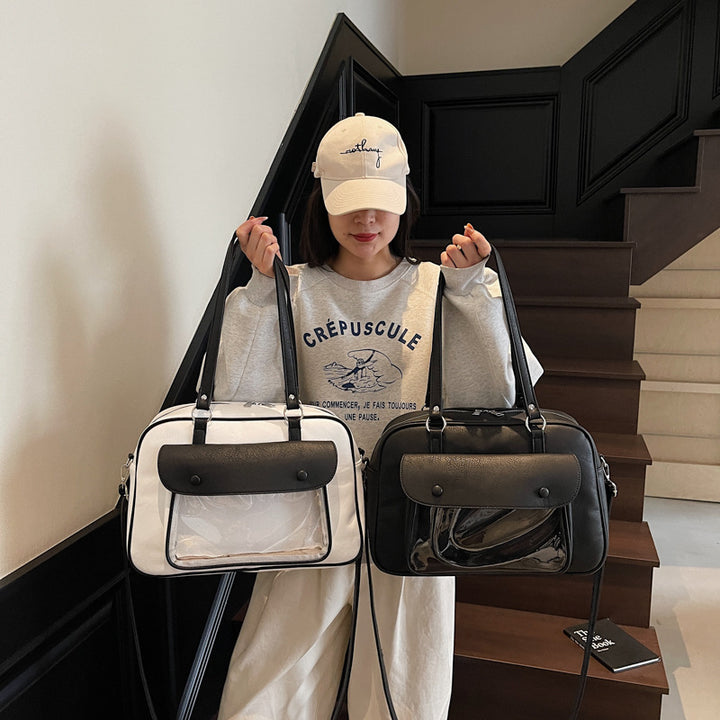 Elegant shoulder bag with multifunctional compartments Stornfield