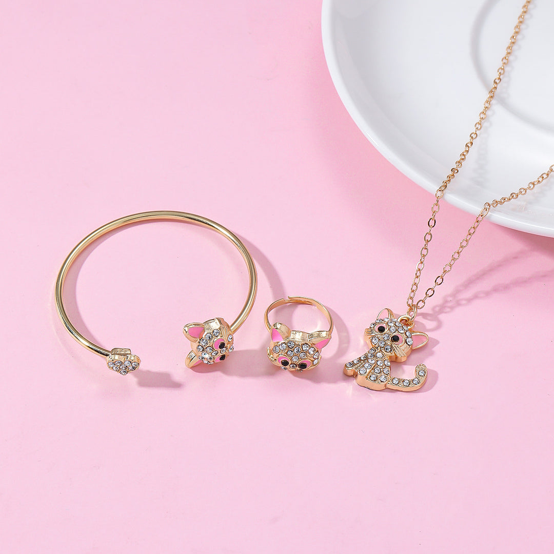 Playful Cat Jewelry Set Stornfield