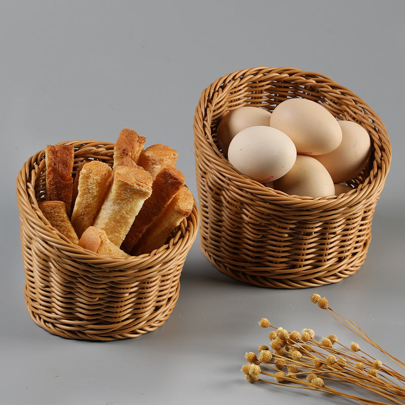 Handcrafted Natural Wicker Storage Basket Stornfield