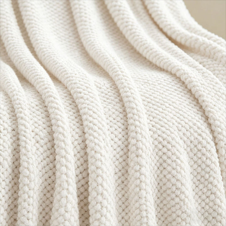 Chunky Knit Throw Blanket