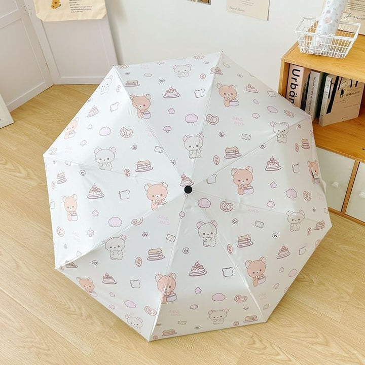 Women's foldable umbrella with playful animal motif Stornfield