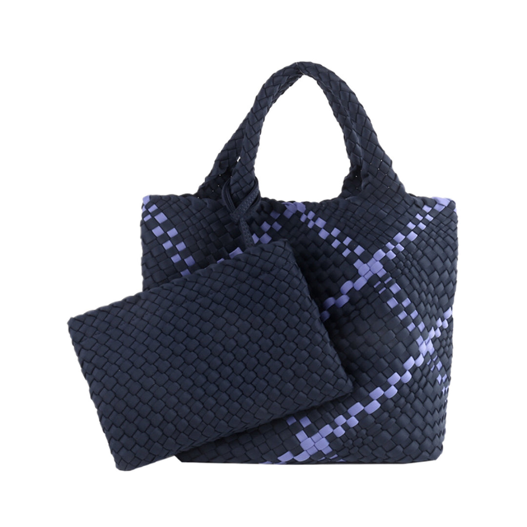 Braided Handbag with Removable Clutch Stornfield