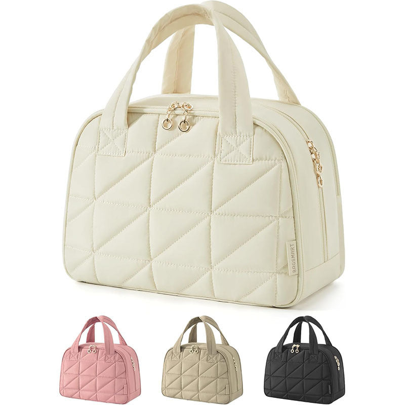 Cosmetic bag with padded interior compartment Stornfield