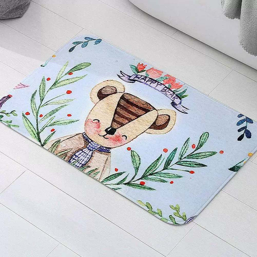 Stylish Motivational Quote Bath Mat