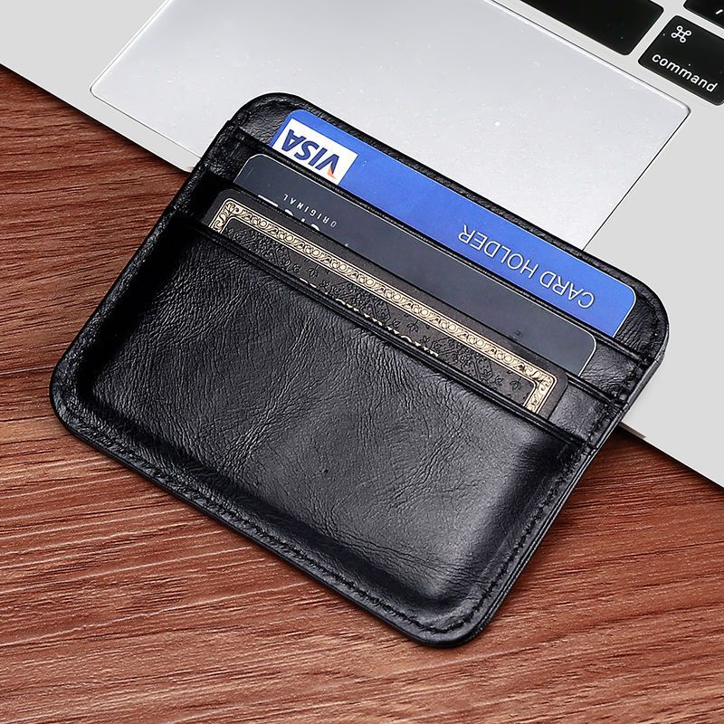 Minimalist Leather Card Holder Stornfield
