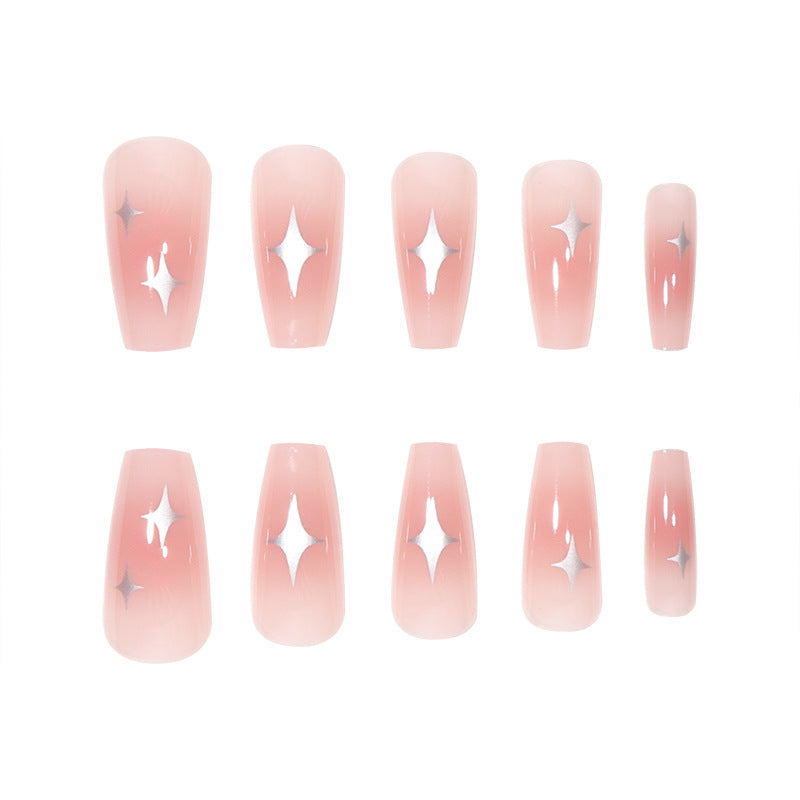Long Starry Stiletto Press-On Nails Stornfield