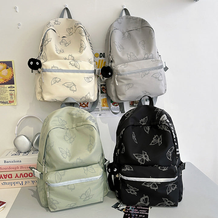 Stylish Butterfly Print Backpack Stornfield