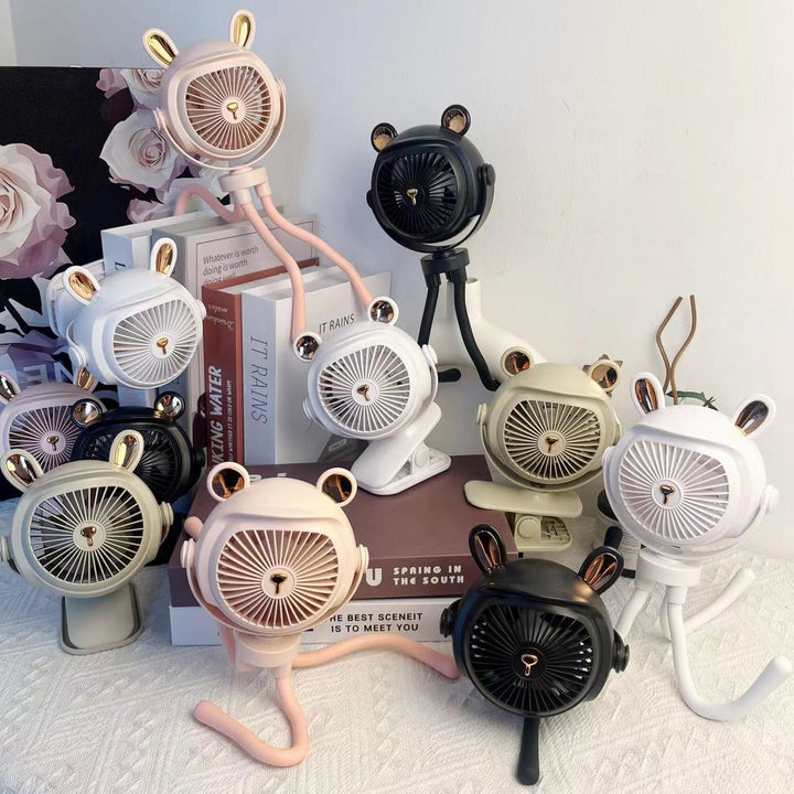 Cute Animal-Themed Portable Desk Fan Stornfield