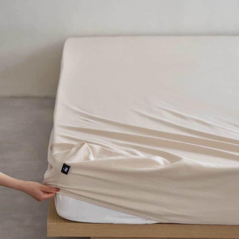 Extra-deep Jersey fitted sheet with elastic all-round rubber and soft single jersey