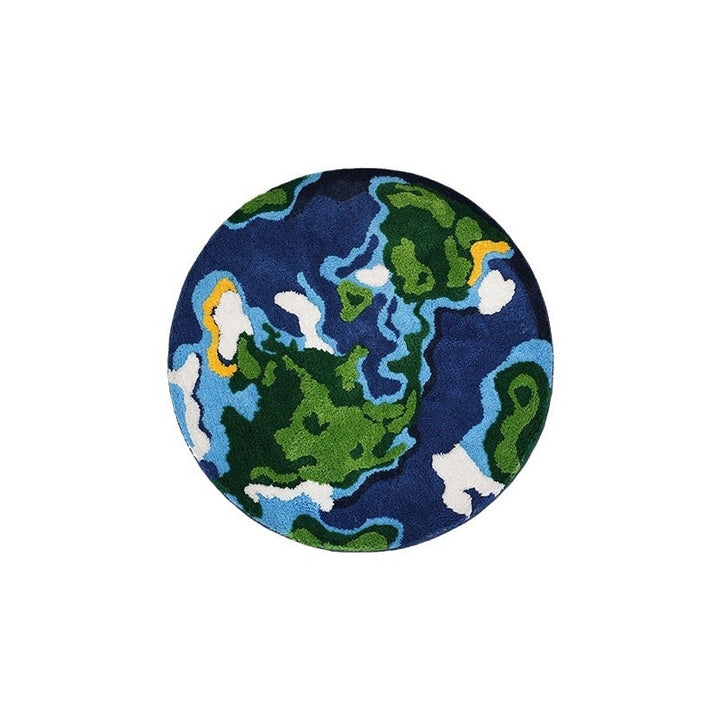 Artistic Earth Themed Area Rug