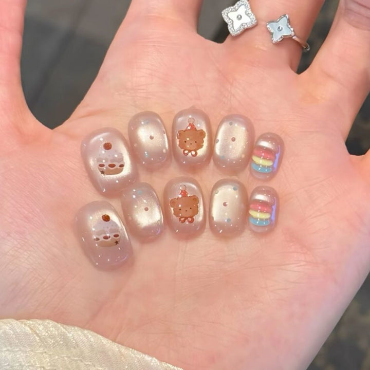 Creative Art Nail Design with Colorful Animal Design Stornfield