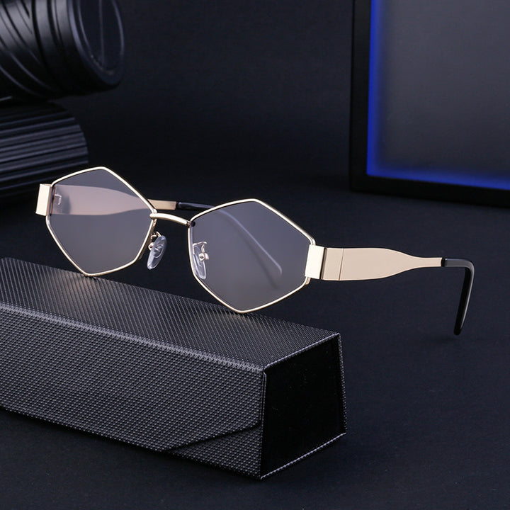 Women's geometric sunglasses with modern frame Stornfield