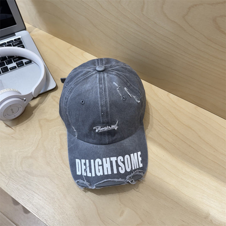 Men's Distressed Casual Cotton Cap Stornfield