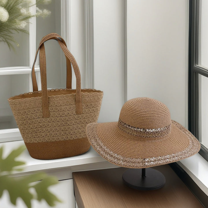 Beach bag and sun hat Stornfield