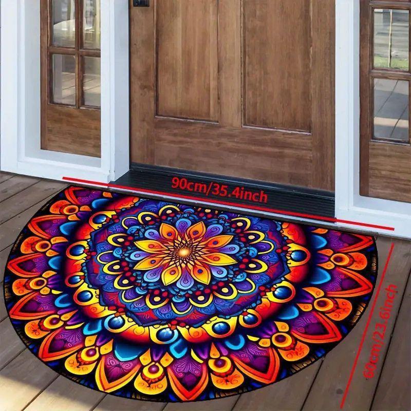 Textured Wooden Plank Doormat Stornfield