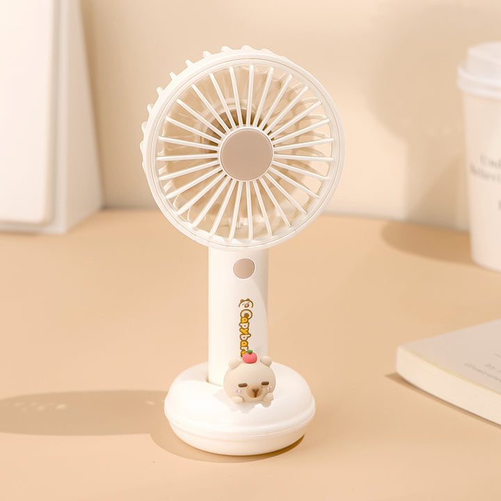 Creative Cartoon-Themed Rechargeable Handheld Fan Stornfield