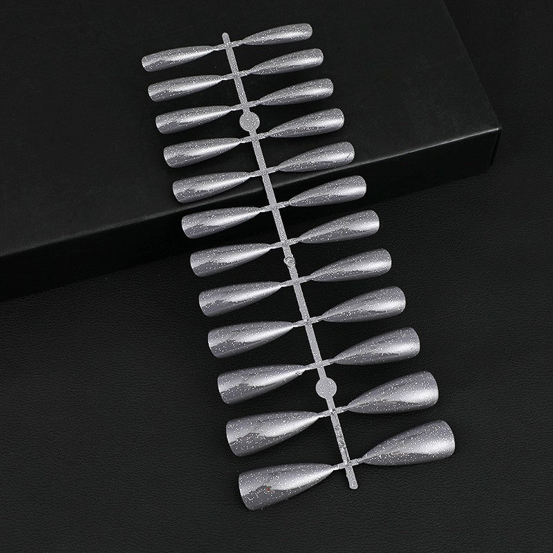 Glittering artificial nails in elegant design Stornfield