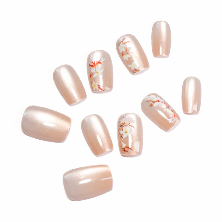 Artificial Nail Art with Timeless Floral Design Stornfield