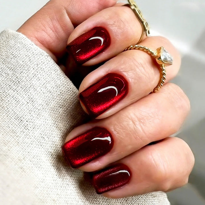 Glossy Square Press-On Nail Set Stornfield