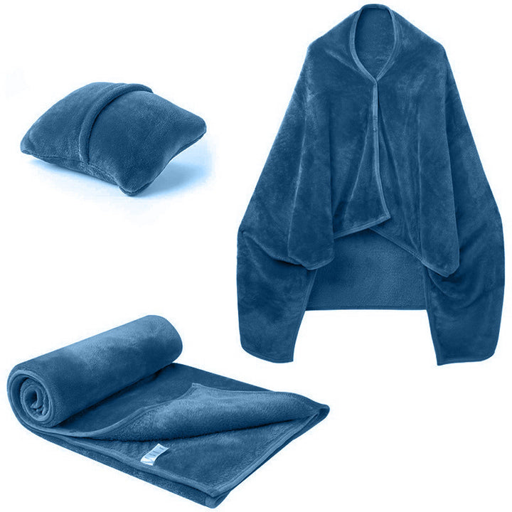 Women's Snuggle blanket with arm design and pillow Stornfield