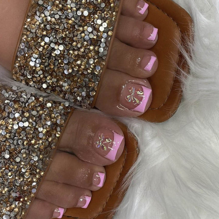 Sparkling slippers with elegant appliqués Stornfield