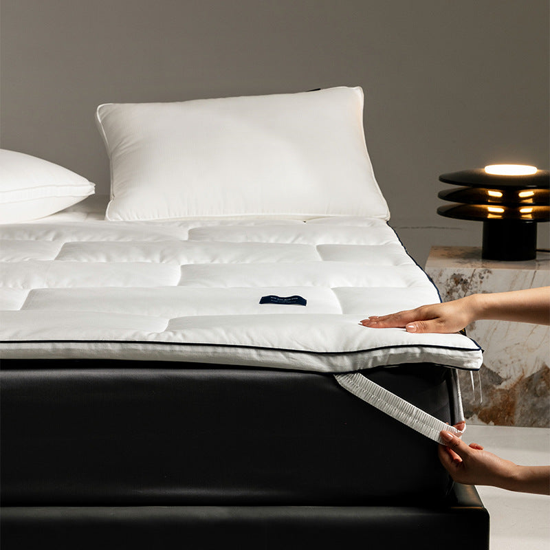 Plush Zoned Pillow-Top Mattress Topper with Deep Elastic Corner Straps
