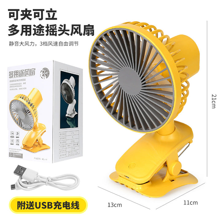 Ladies portable USB clip fan Stornfield