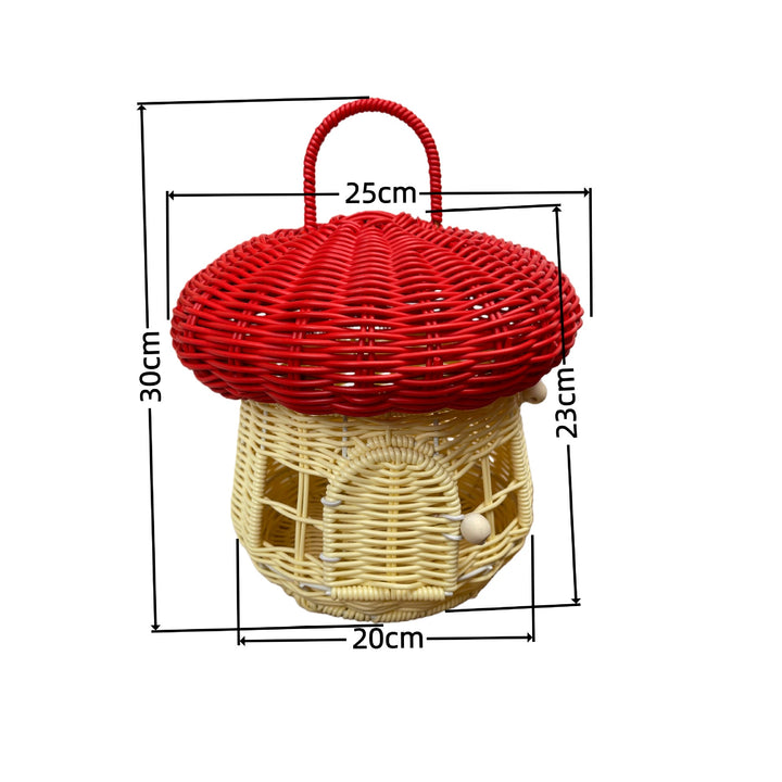 Women's decorative mushroom-shaped basket Stornfield