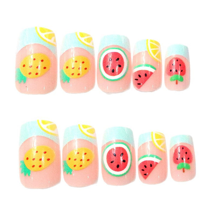 Fun Fruit-Themed Acrylic Nail Art Stornfield