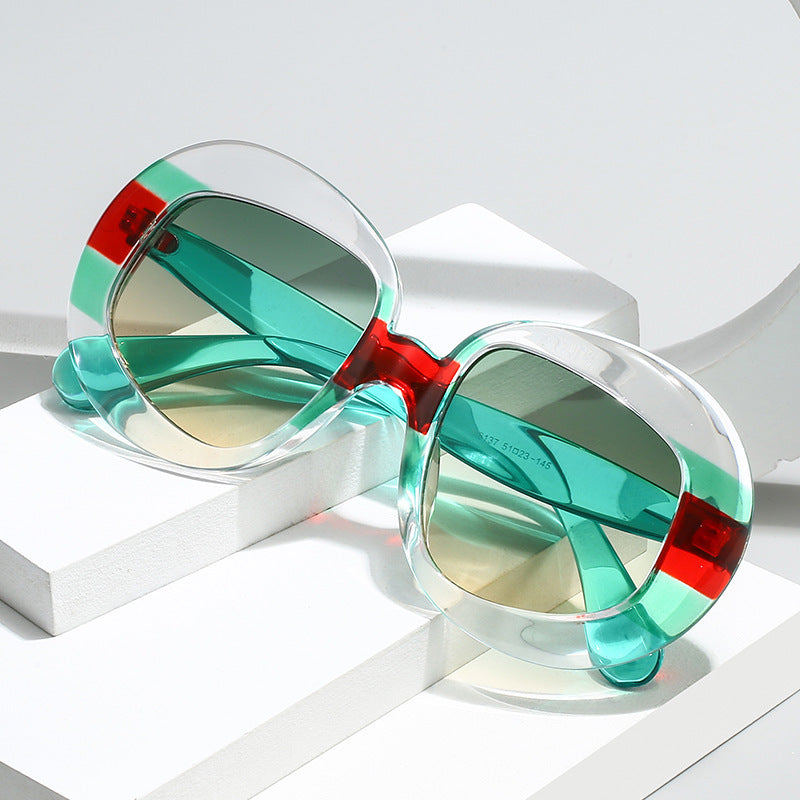Vintage-Inspired Geometric Frame Sunglasses Stornfield