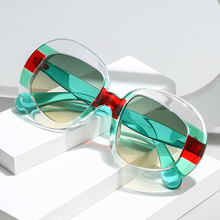 Vintage-Inspired Geometric Frame Sunglasses Stornfield