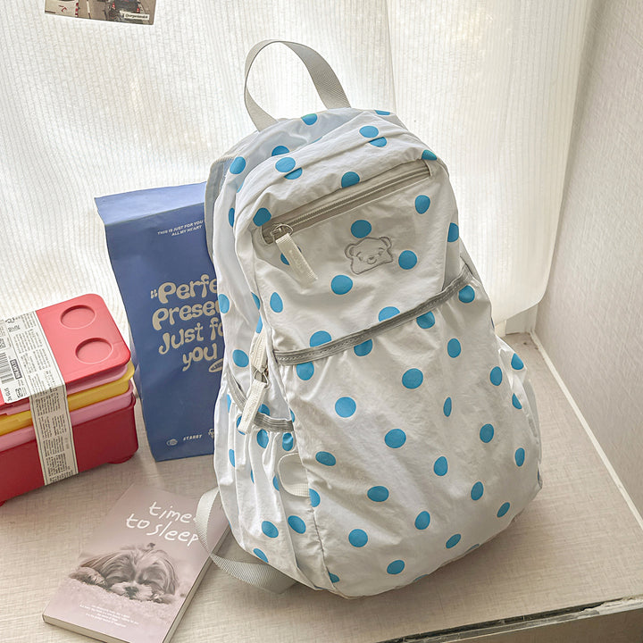Casual Polka Dot Backpack Stornfield