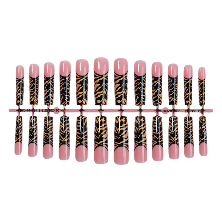 Creative nail art set with stylish animal pattern Stornfield
