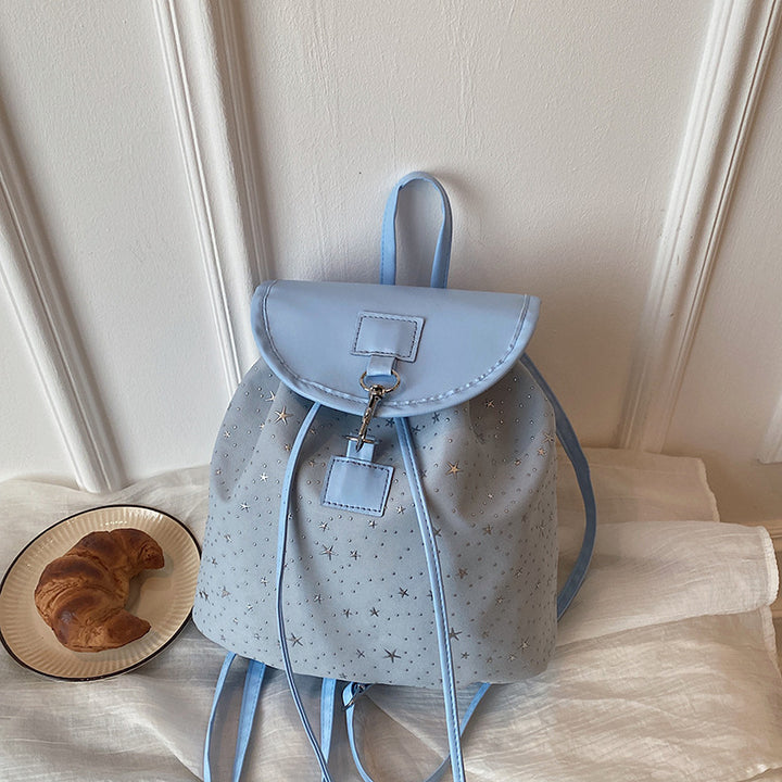 WoStar-Patterned Drawstring Backpack Stornfield