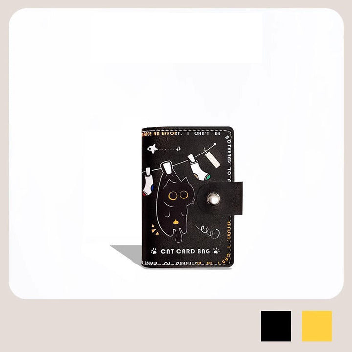 Playful Cat-Themed Card Holder Stornfield