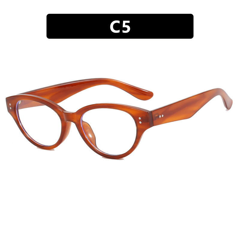 Women's fashionable cat-eye glasses with elegant plastic frame Stornfield