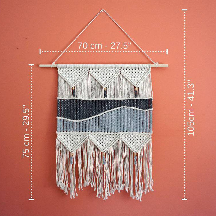 Bohemian Macrame Wall Tapestry Stornfield